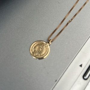 LEAH ALEXANDRA MAYAN NECKLACE | GOLD PLATED